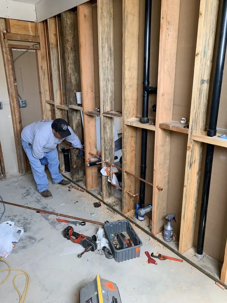 Commercial rough-in plumbing for Trenchless Sewer Repair in Longview